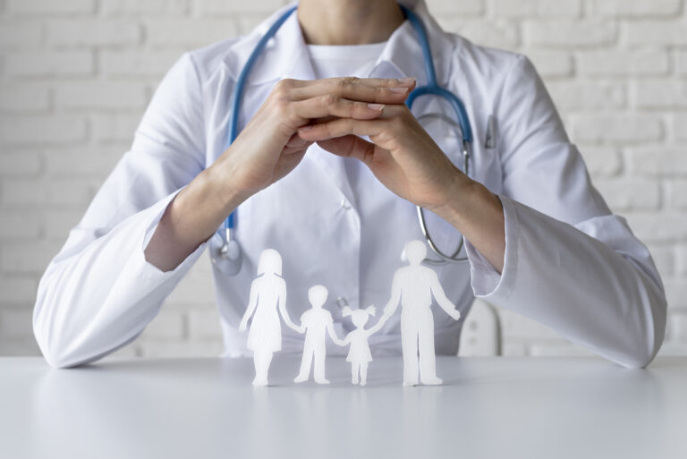 close-up-doctor-paper-family